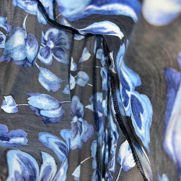 Vintage Basic Editions Large Blue Floral Tulip Short Romper NWT Old Stock 2XL - Picture 10 of 10